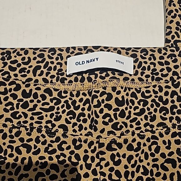 NWOT leopard pull on leggings by old navy size XL tall - Picture 2 of 8
